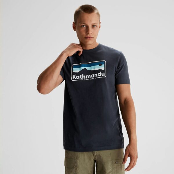 Men's Kathmandu Logo 70's Organic Cotton T-shirt